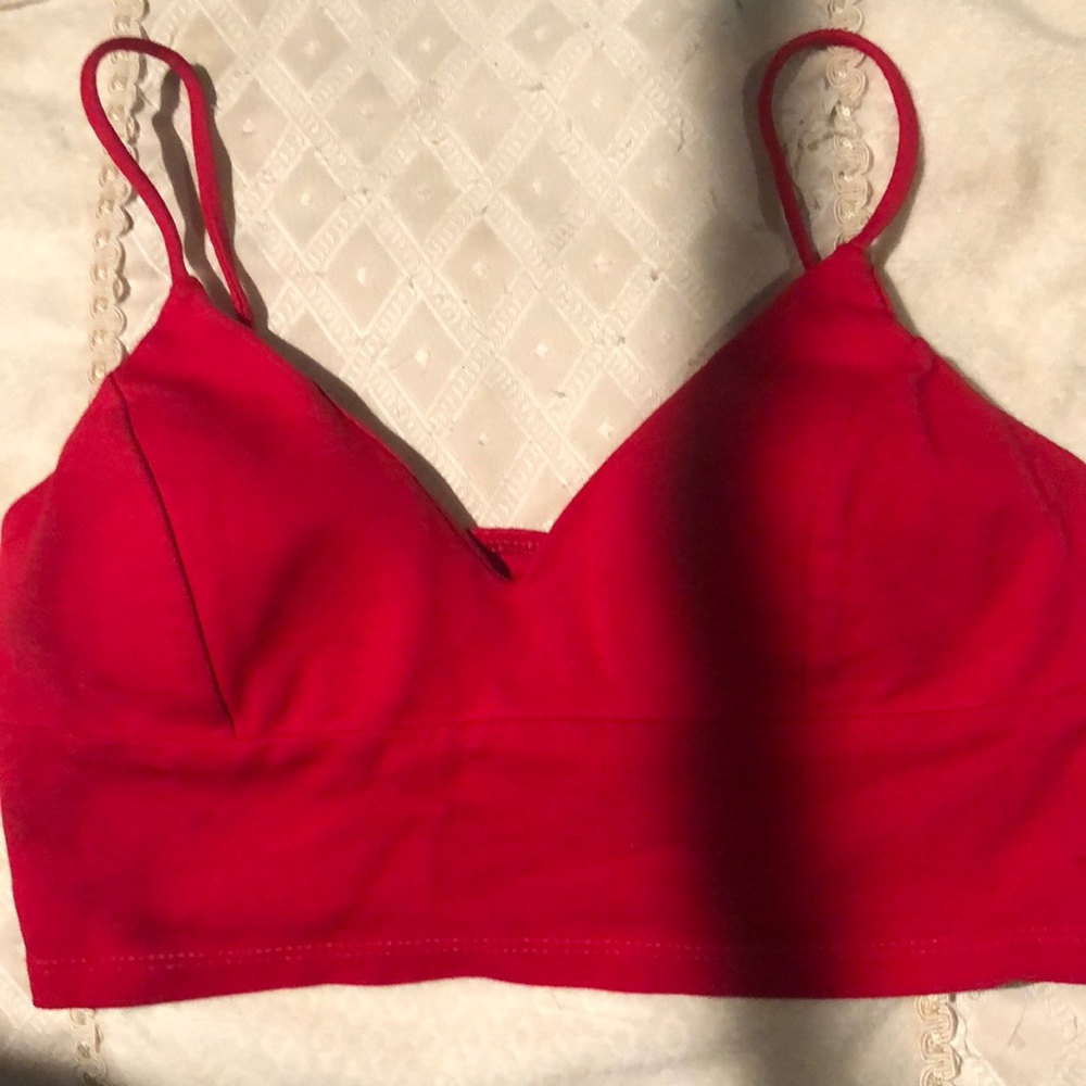 Red Crop Top